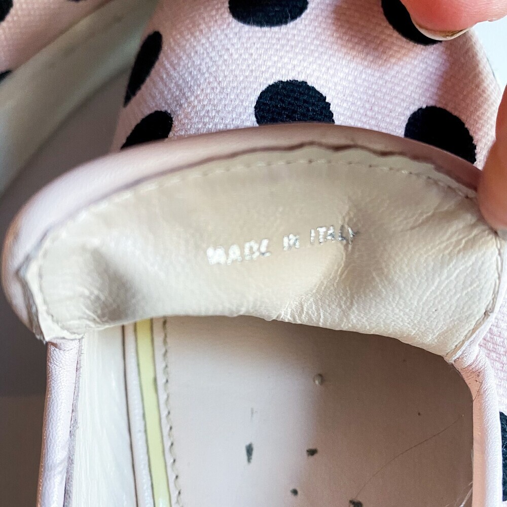Hogan X Katie Grand Pink Polka Dot Slip on Sneakers 37 Italy - Picture 8 of 8
